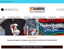 Tablet Screenshot of icshirts.com
